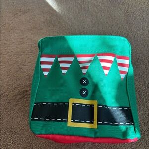 New Thirty-One Littles Carry All Caddy in a Festive Elf Suit  in Green and Red